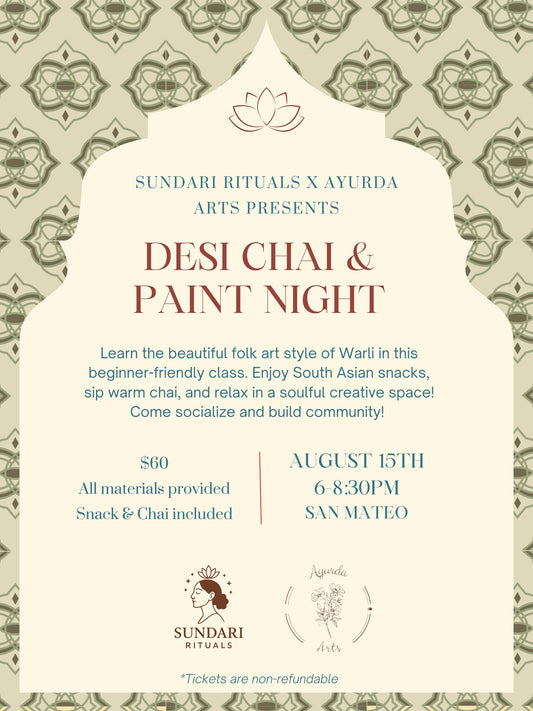Desi Chai and Paint Night
